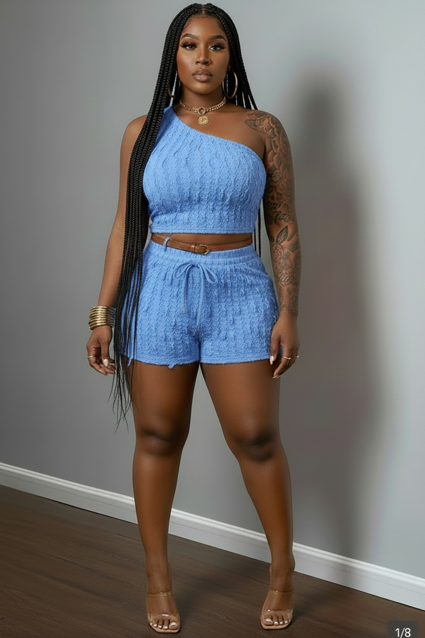 Blue Two-Piece Set