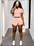 Pink Tennis Two-Piece Set